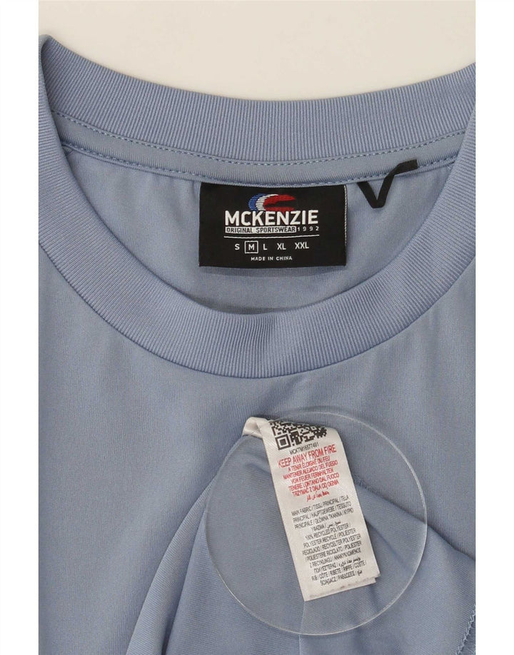 Mckenzie Ανδρικό T-Shirt Top Medium Blue Polyester