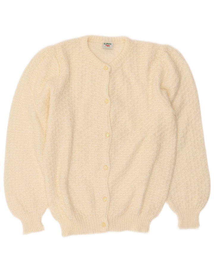 Vintage γυναικεία ζακέτα πουλόβερ UK 10 Small Off White