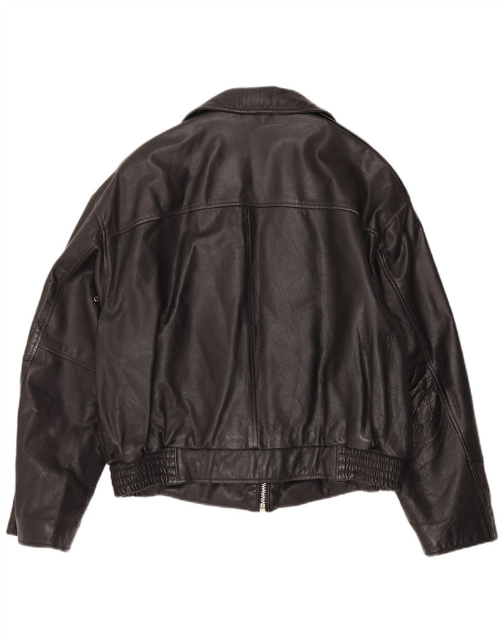 Alan Gordon Ανδρικό Δερμάτινο Μπουφάν UK 38 Medium Μαύρο