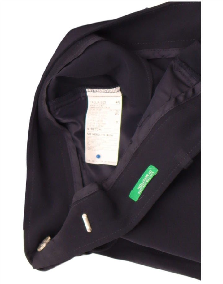 Γυναικείο σορτς Chino Benetton IT 40 Small W28 Navy Blue Polyester