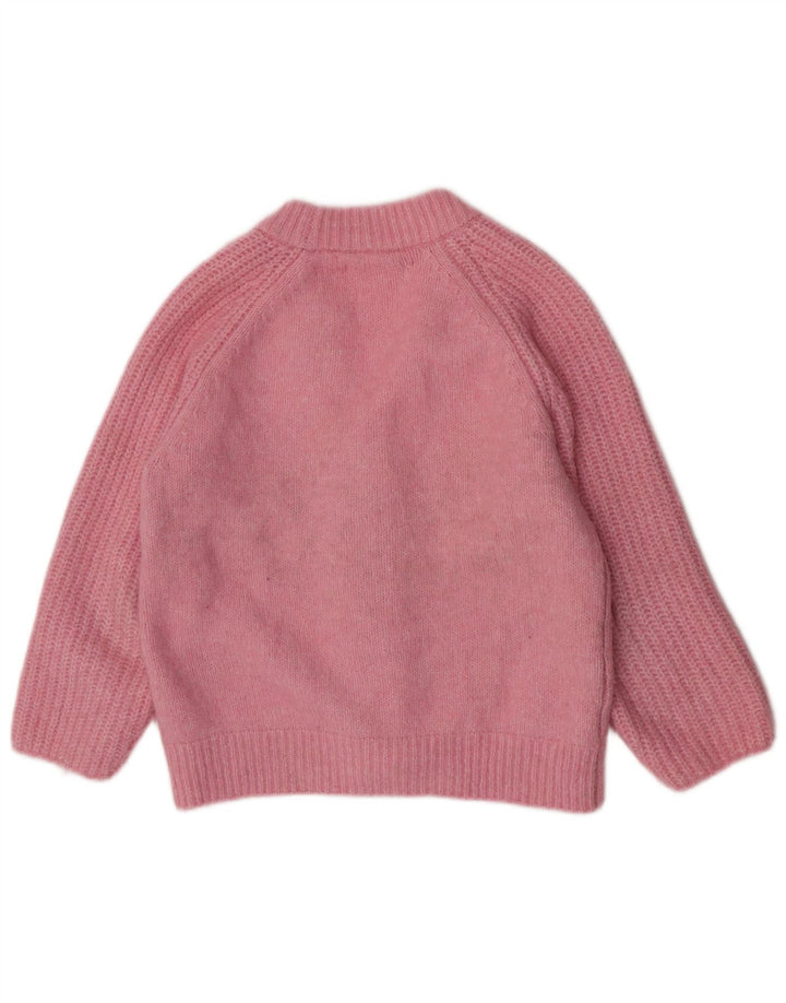 Vintage γυναικεία ζακέτα πουλόβερ UK 14 Medium Pink