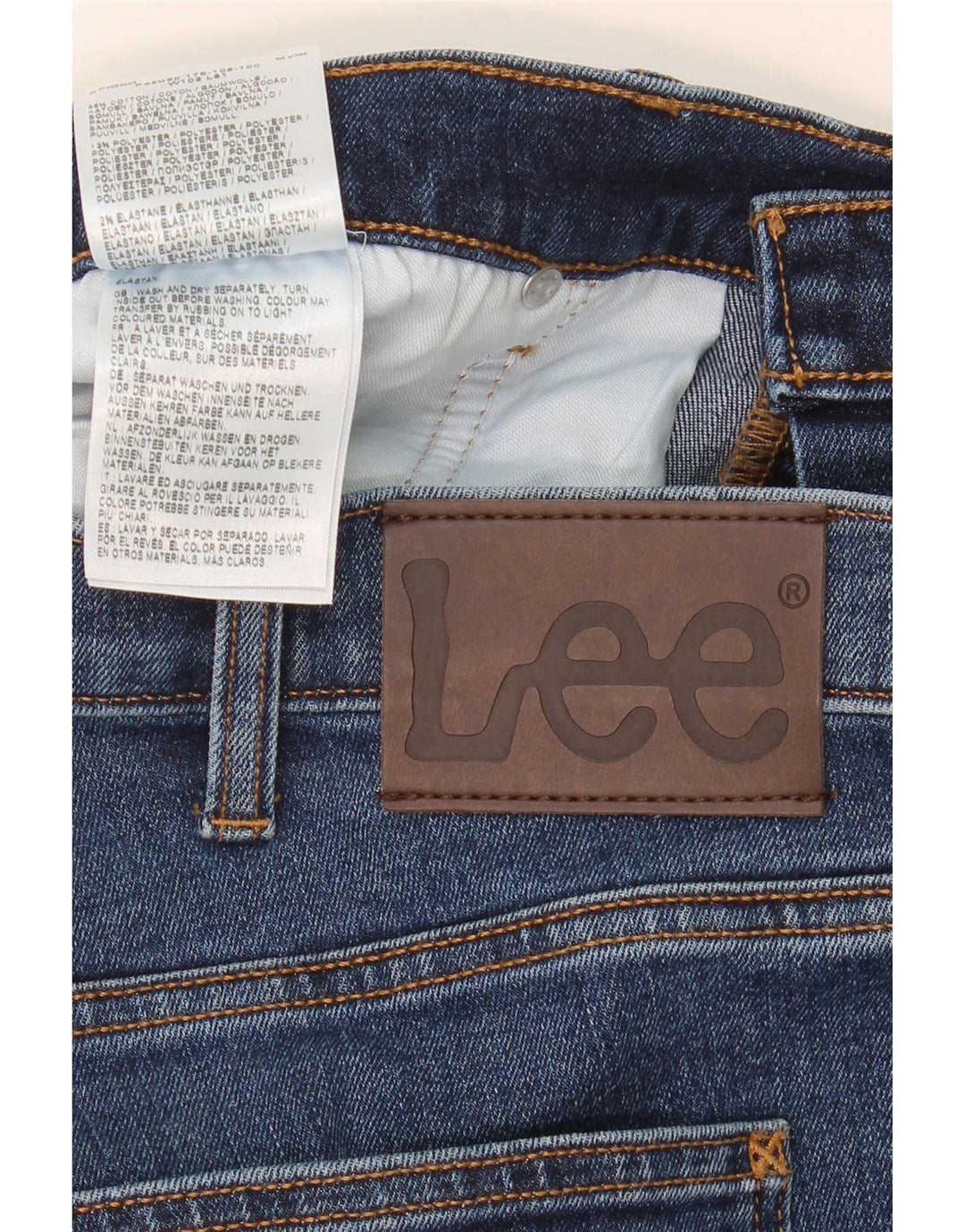 Lee Mens Denver Bootcut Jeans W40 L32 Μπλε βαμβακερό