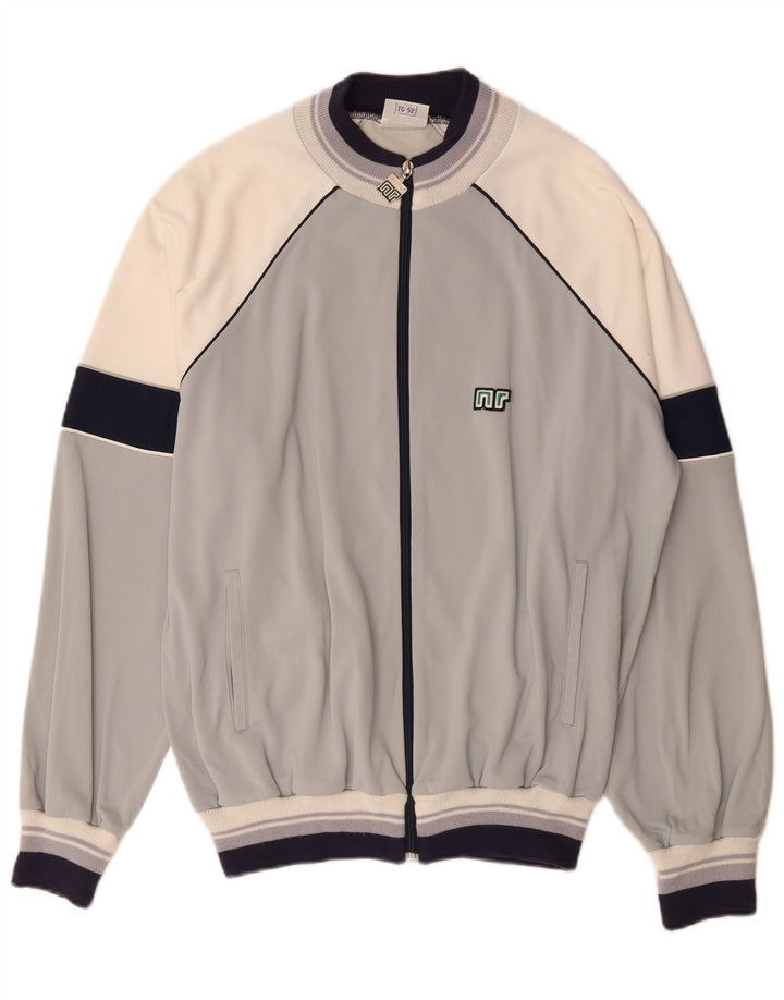 Ανδρική φόρμα Vintage Top Jacket IT 52 Large Grey Colourblock