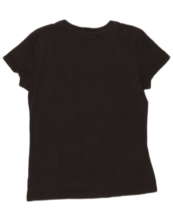 Γυναικείο γραφικό T-Shirt Adidas Top IT 40 Small μαύρο βαμβακερό