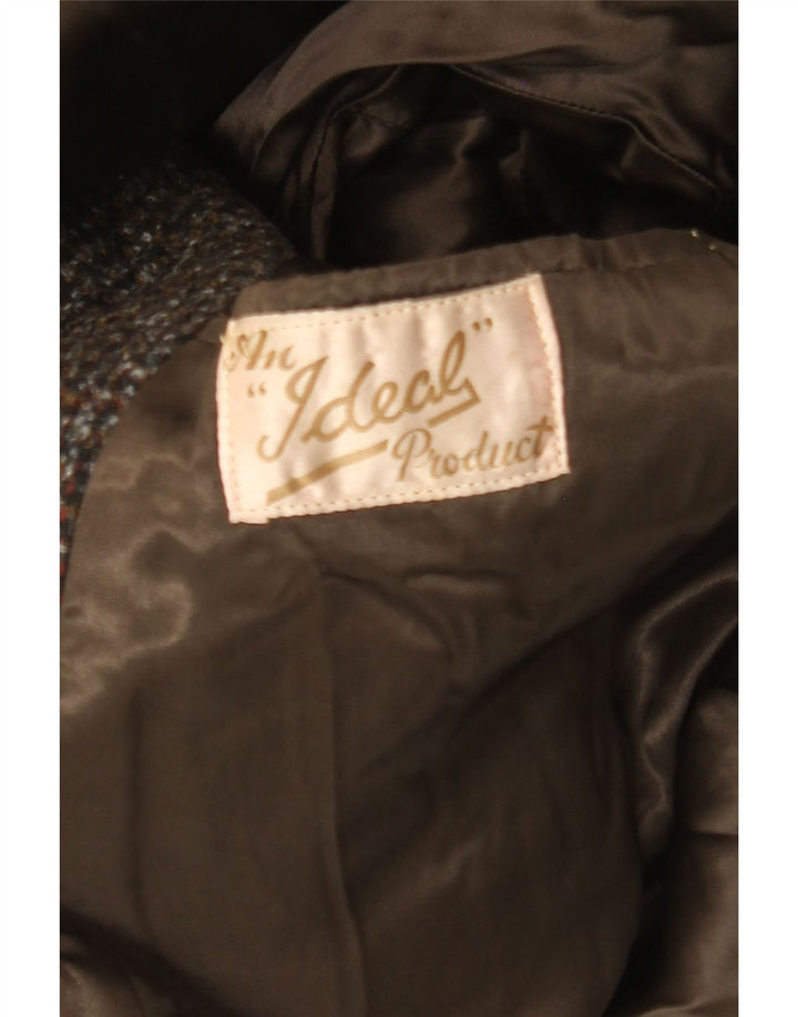 Ανδρικό παλτό Vintage UK 40 Large Brown Check