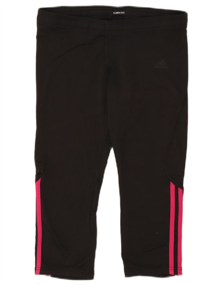 Adidas Γυναικεία Clima 365 Capri leggings UK 14 Medium Black Polyester