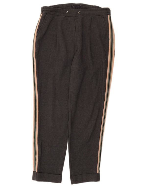 Marks & Spencer Γυναικείο κωνικό κομμένο παντελόνι UK 8 Small W28 L25 Grey