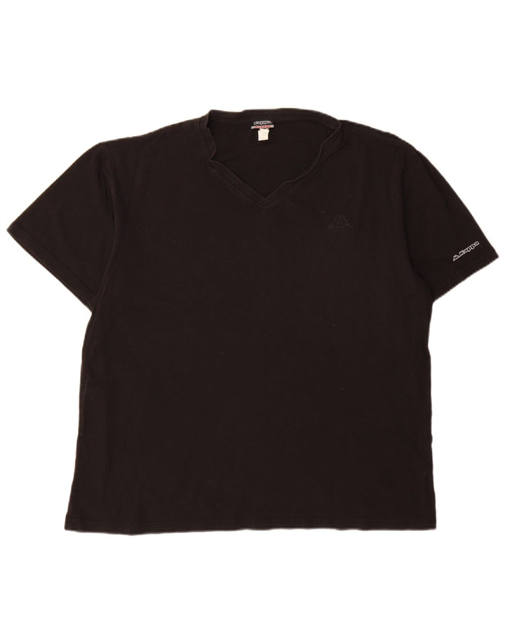 Ανδρικό T-Shirt Kappa Top XL Μαύρο βαμβακερό