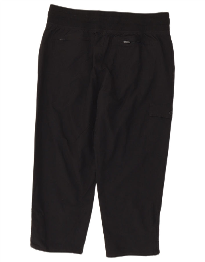 EDDIE BAUER Γυναικείο ίσιο παντελόνι Cargo Capri Medium W30 L22 Μαύρο