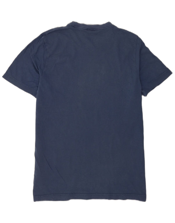 Ανδρικό T-Shirt Adidas Top Βαμβακερό μεσαίο Navy Blue
