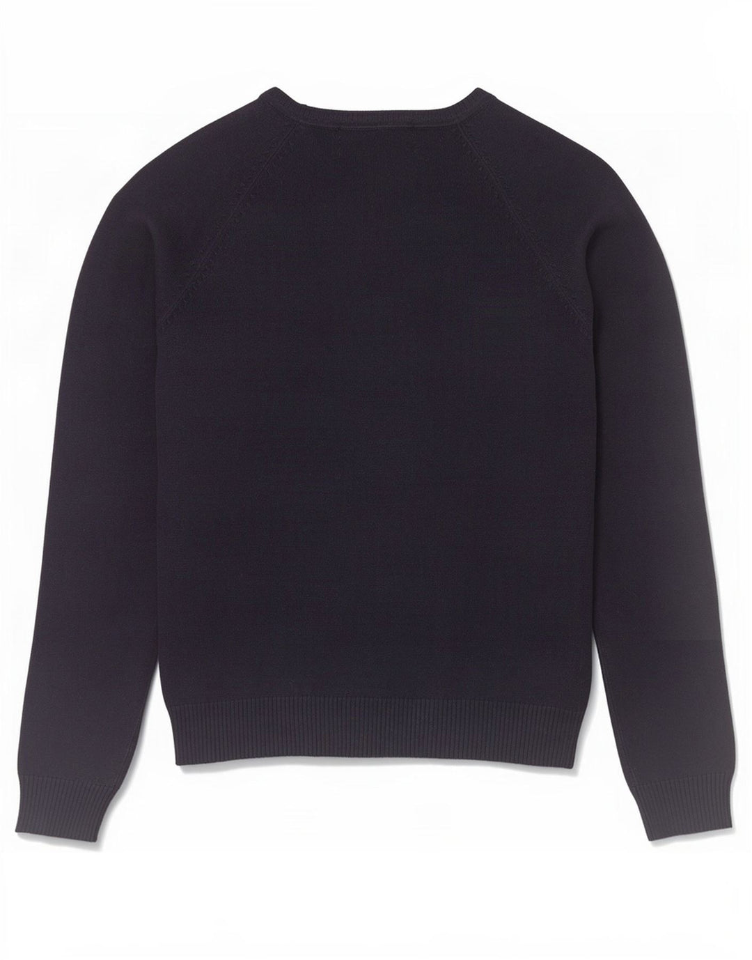 Zara Γυναικείο πουλόβερ με λαιμόκοψη UK 12 Medium Navy Blue