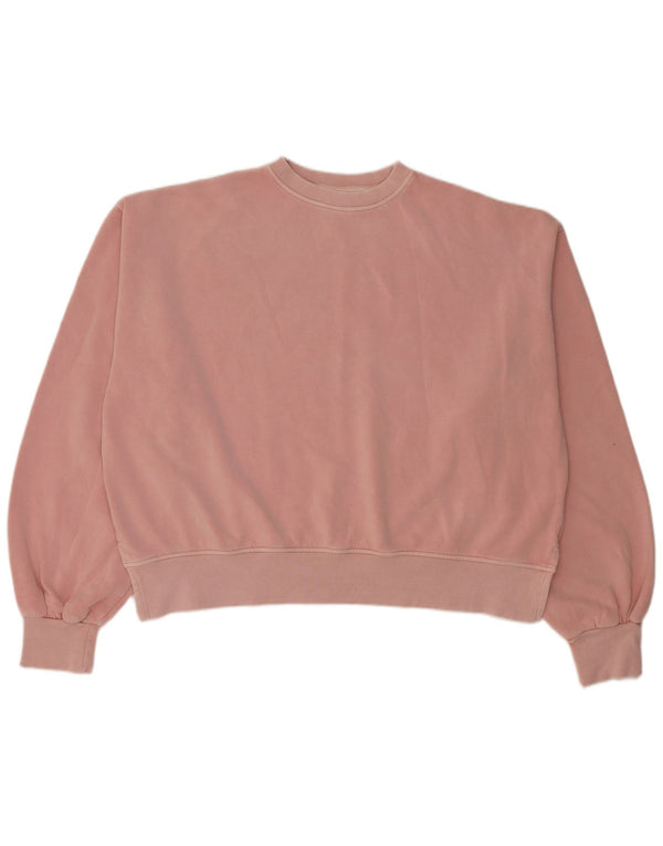 Γυναικεία φούτερ Reebok Crop, Jumper UK 14, Μεσαίο ροζ βαμβακερό