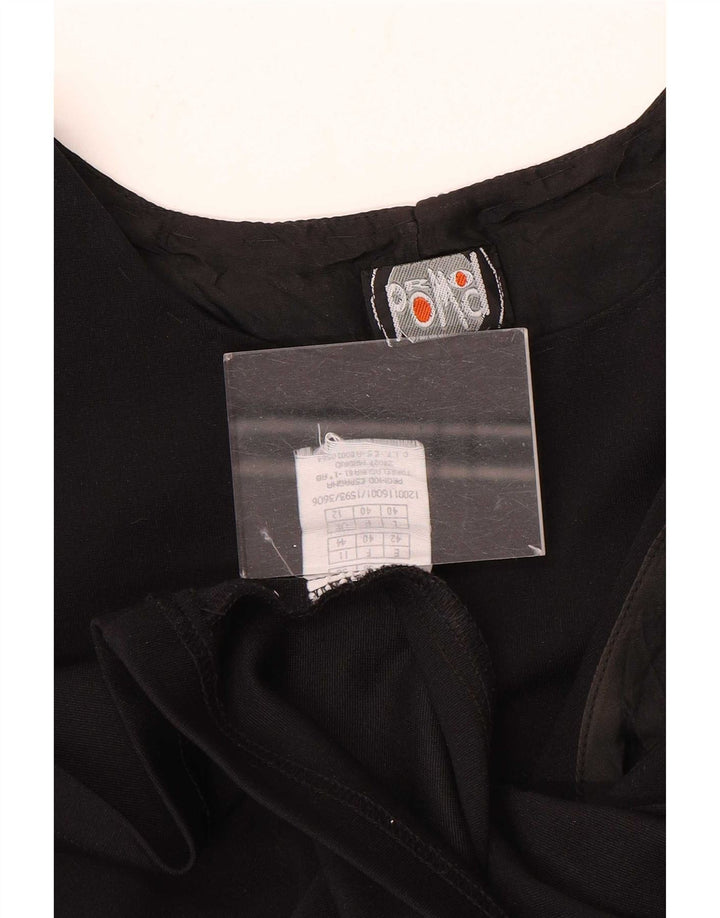 Promod Γυναικείο Αμάνικο Φόρεμα Shift UK 12 Medium Black Polyamide