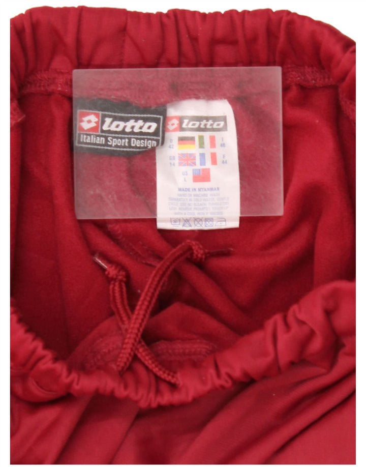 Γυναικεία αθλητική φόρμα LOTTO Παντελόνι UK 14 Large Maroon Polyester