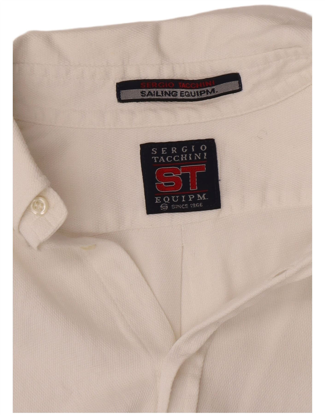 Ανδρικό πουκάμισο Sergio Tacchini σε μεγάλο λευκό