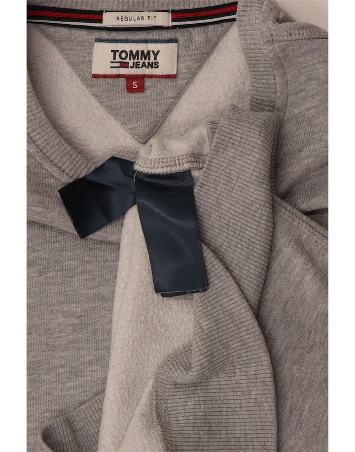 TOMMY HILFIGER Ανδρικό φούτερ με κανονική εφαρμογή πουλόβερ σε μικρό γκρι φλύκταινα