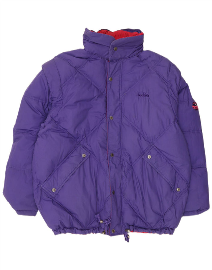 DIADORA Ανδρικό υπερμεγέθη αναστρέψιμο μπουφάν με επένδυση UK 42 XL κόκκινο πολυεστέρα