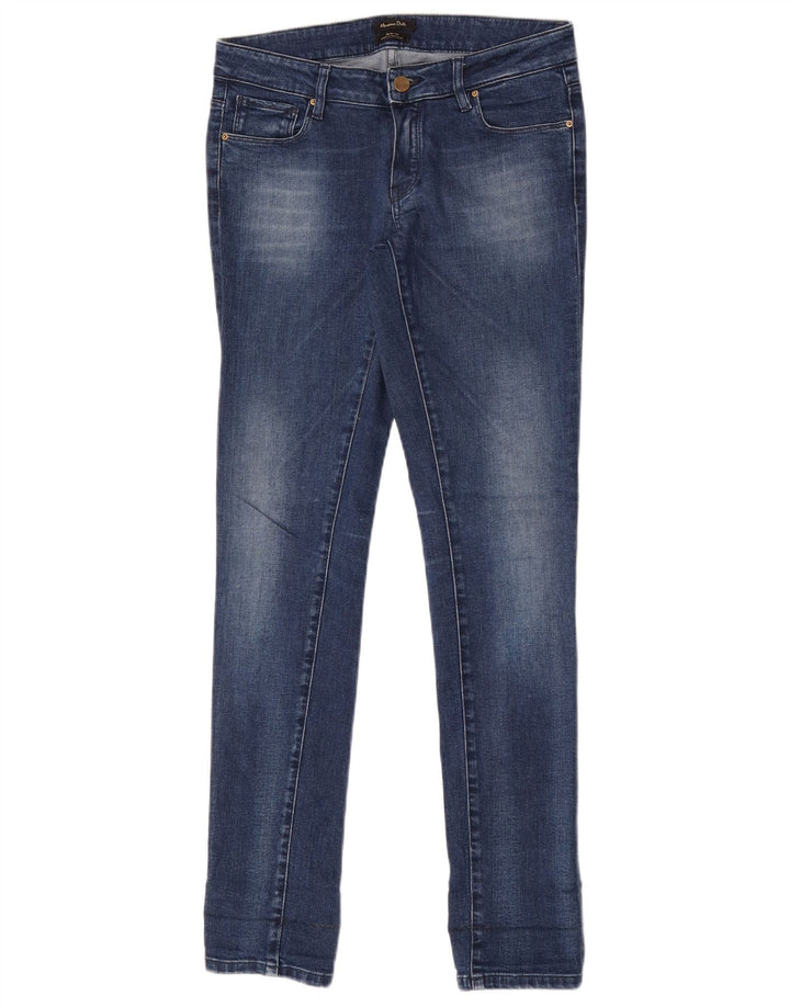 Massimo Dutti Γυναικείο Slim Jeans EU 36 XS W26 L30 Blue