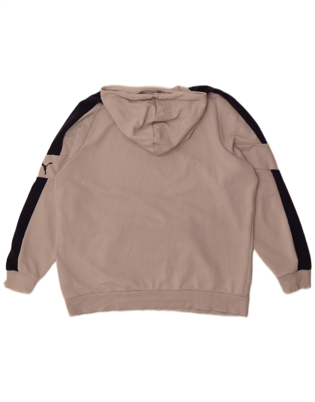 Ανδρικό γραφικό φούτερ με κουκούλα Puma XL Γκρι βαμβακερό