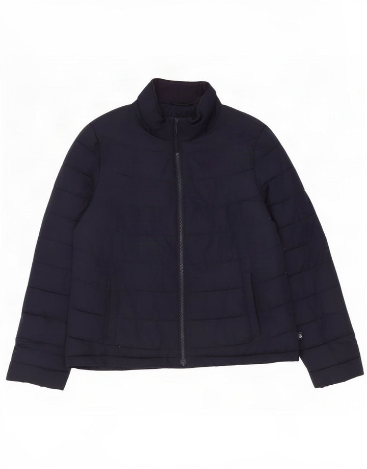 Gap Γυναικείο μπουφάν με επένδυση UK 14 Medium Navy Blue Polyester