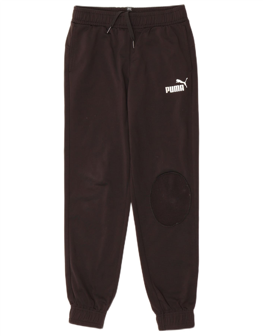 PUMA Boys Tracksuit Trousers Joggers 11-12 Years Μαύρο Πολυεστέρα
