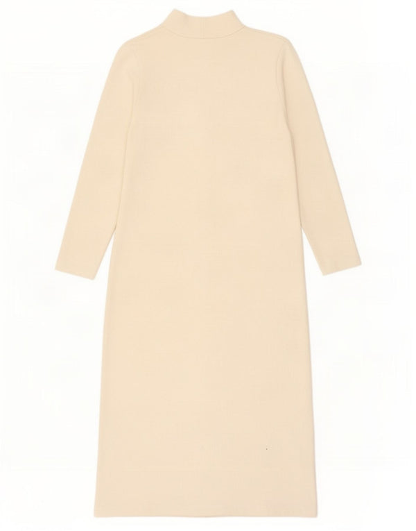 Γυναικείο μακρυμάνικο φόρεμα Zara UK 10 Small Off White