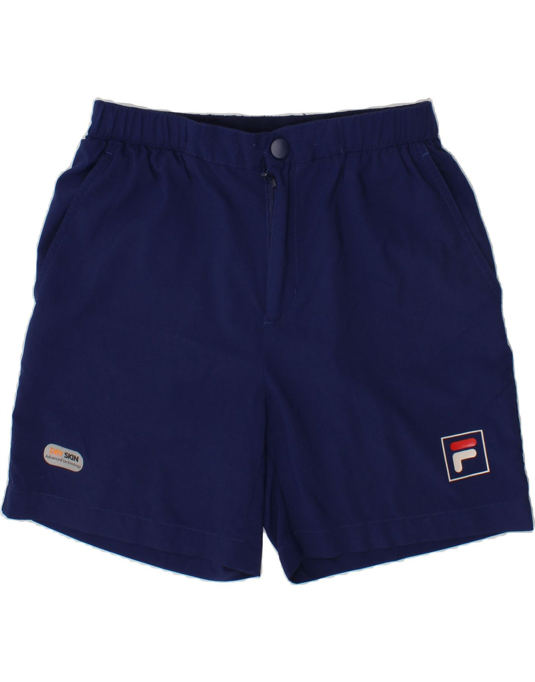 FILA Boys Graphic Chino Shorts 11-12 Years W25 Navy Blue Polyester Vintage Fila and Second-Hand Fila from Messina Hembry 