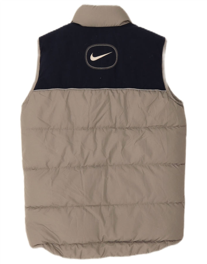 Nike Boys padded Gilet 10-11 Years Medium Grey Colorblock Polyester
