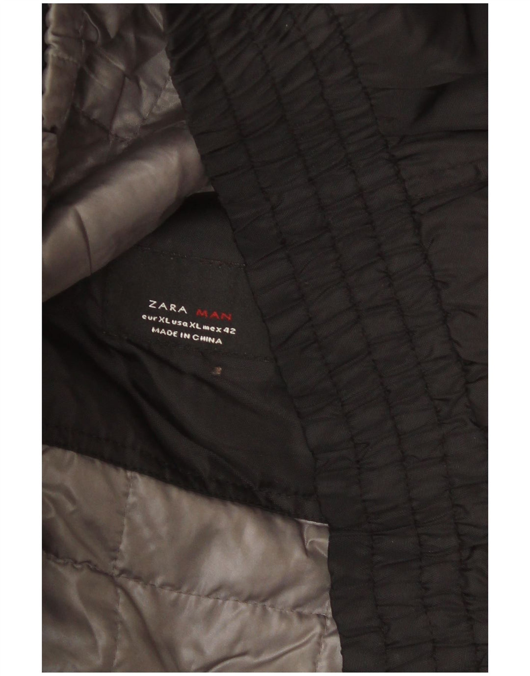 Ανδρικό μπουφάν Zara Windbreaker UK 42 XL Μαύρο
