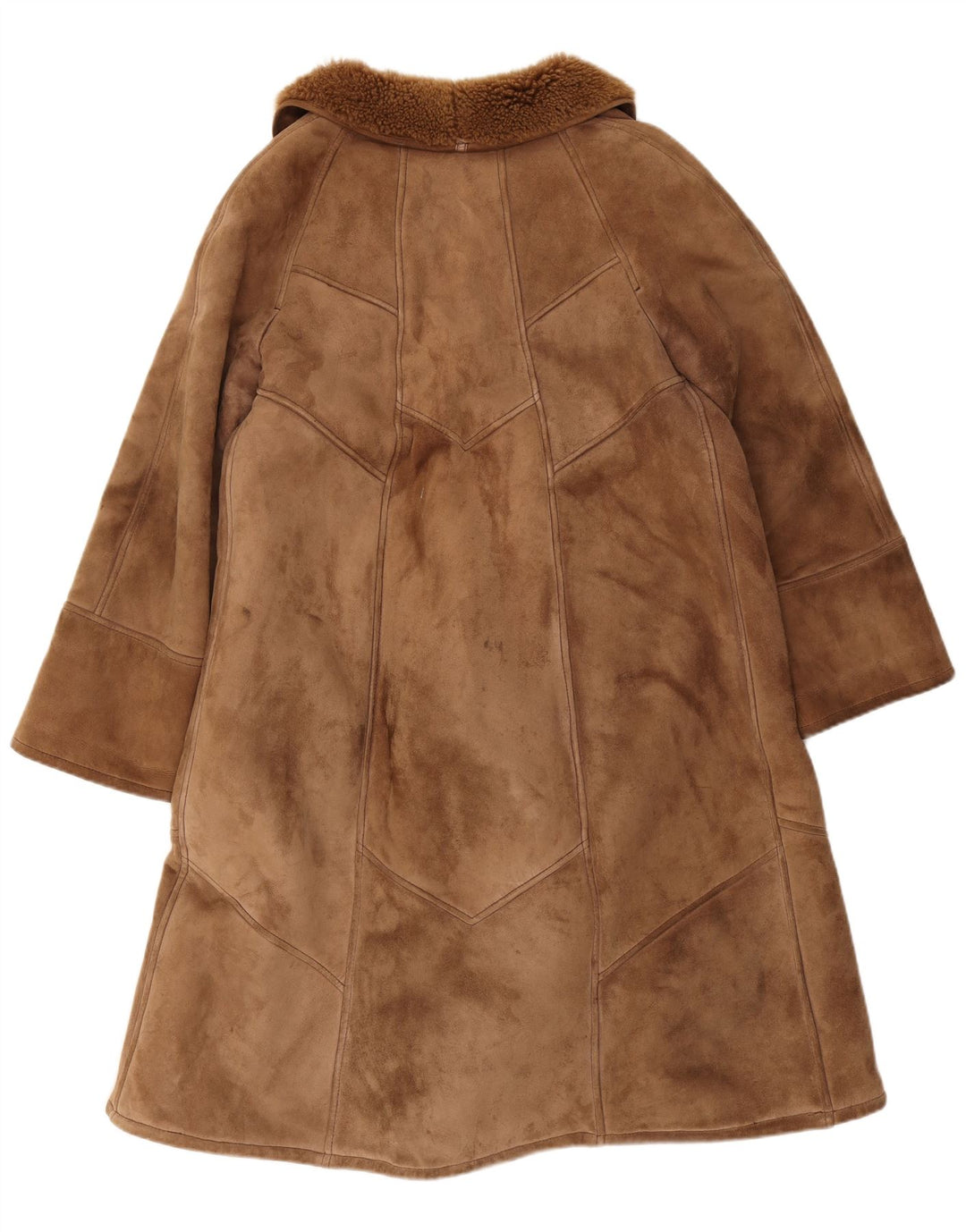 Vintage Γυναικείο Παλτό Shearling IT 44 Κλασικό Καφέ Shearling