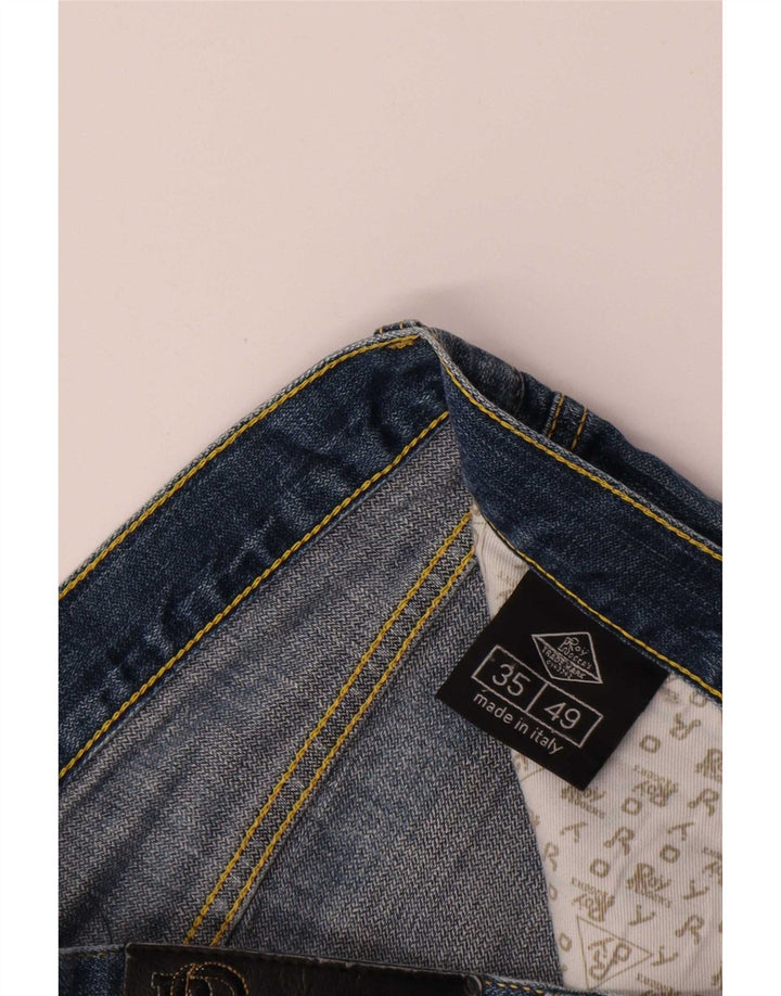 Ανδρικό Roy Rogers Distressed Straight Jeans W35 L29 Μπλε