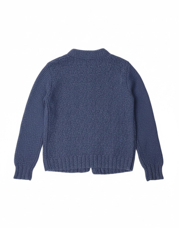 VINTAGE Womens Cardigan Sweater UK 16 Large Blue
