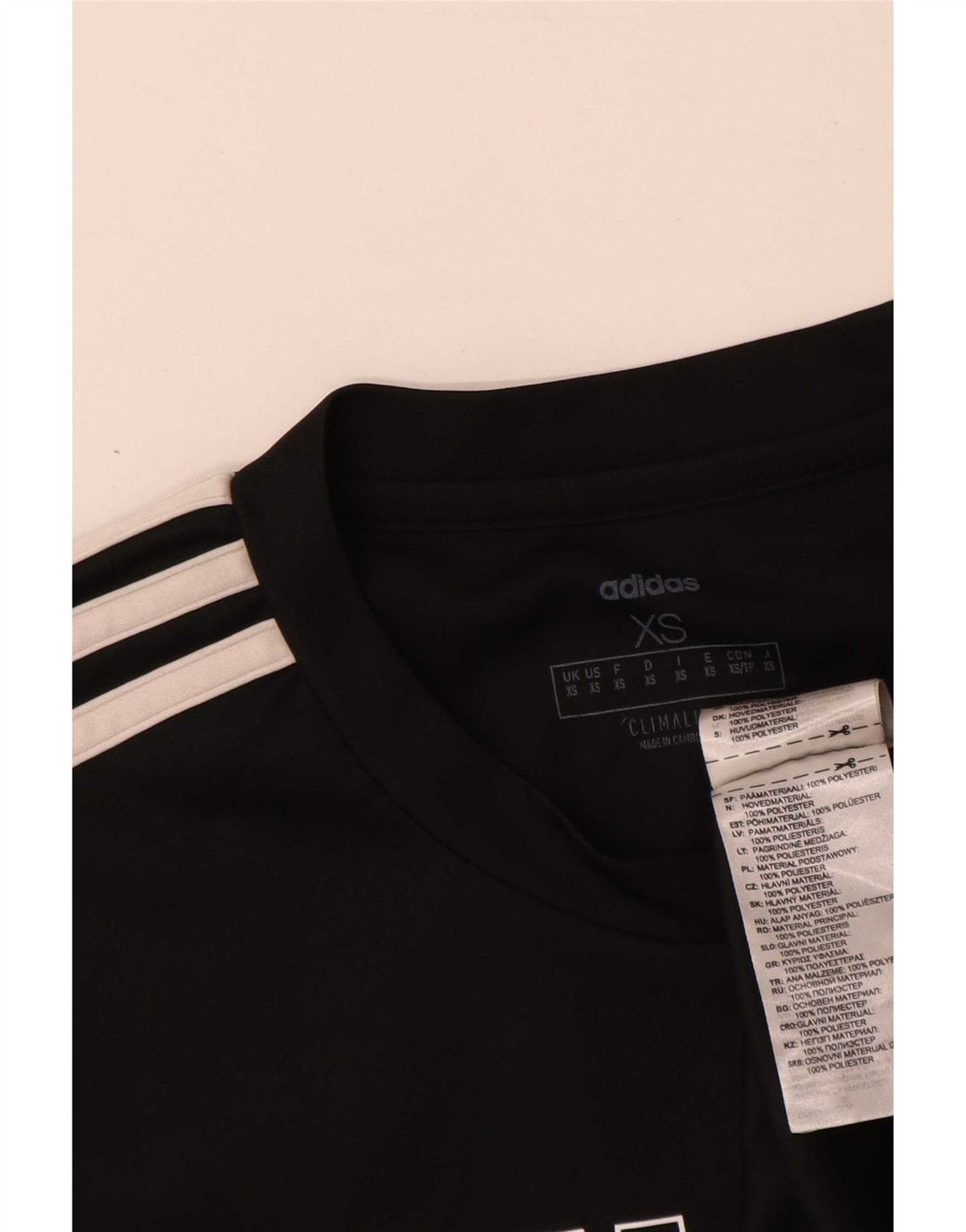 Γραφικό T-Shirt Adidas Mens Climalite Top XS Μαύρο Πολυεστέρας