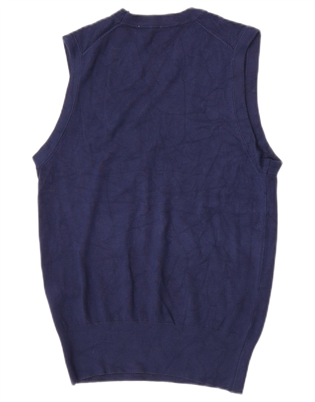 Zara Γυναικείο Γιλέκο Tank Top UK 12 Medium Navy Blue Viscose