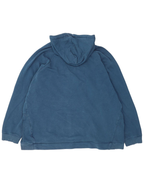 Ανδρικό Reebok Graphic Hoodie Jumper 4XL Μπλε βαμβακερό