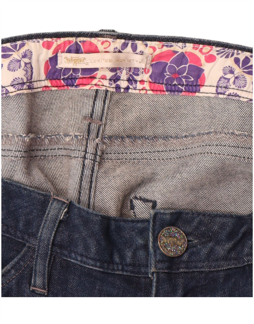 Γυναικείο Slim Jeans Levi's W32 L30 Navy Blue