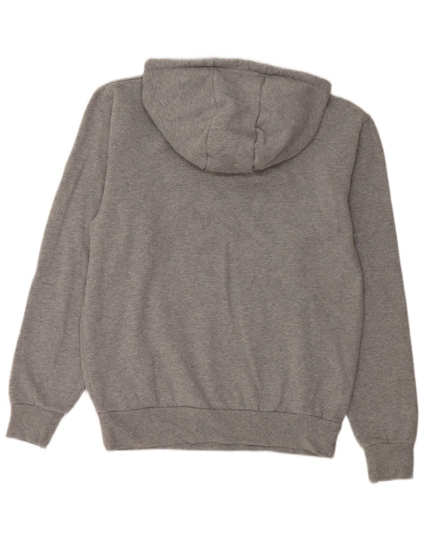 Ellesse γυναικείο γραφικό φούτερ με κουκούλα UK 12 βαμβακερό μεσαίο γκρι