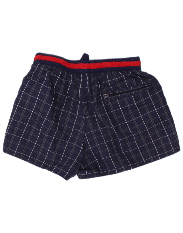 Fila Boys Swimming Short 7-8 Years Navy Blue Check