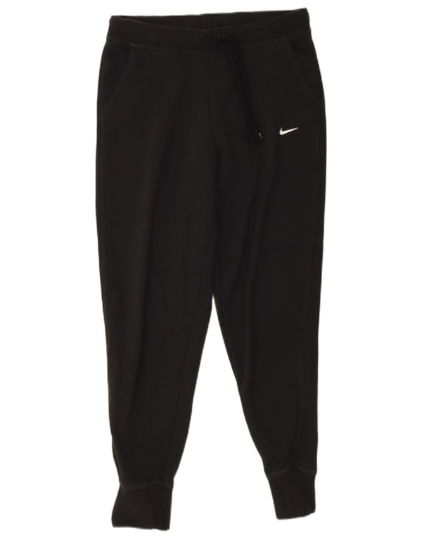 Γυναικεία φόρμα Nike Dri Fit Παντελόνια Joggers UK 10 Small Black Cotton