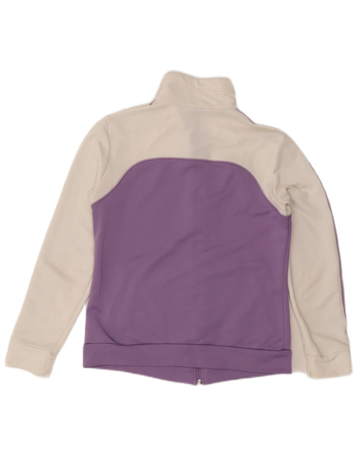 Γυναικεία αθλητική φόρμα ADIDAS Top Jacket UK 12/14 Medium Purple Colourblock