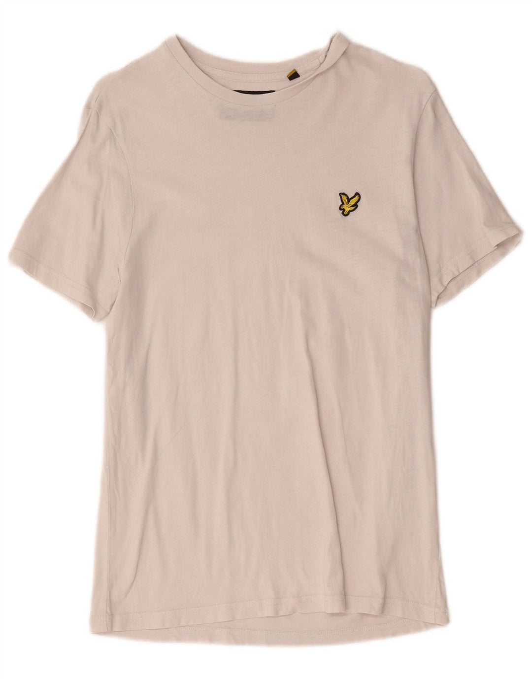 Lyle & Scott Ανδρικό T-Shirt Top Μικρό λευκό βαμβακερό