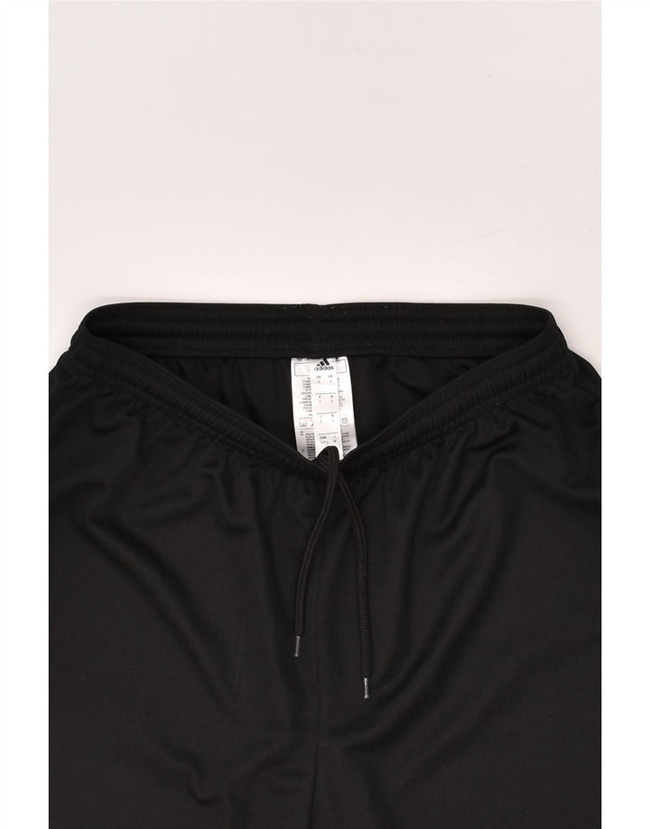 ADIDAS Mens Sport Shorts Small Black Polyester | Vintage Adidas | Thrift | Second-Hand Adidas | Used Clothing | Messina Hembry 