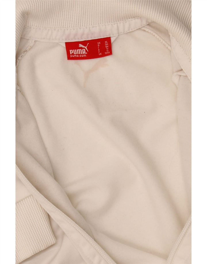 Puma Κοριτσίστικες φόρμες Top Jacket 13-14 Years Λευκό