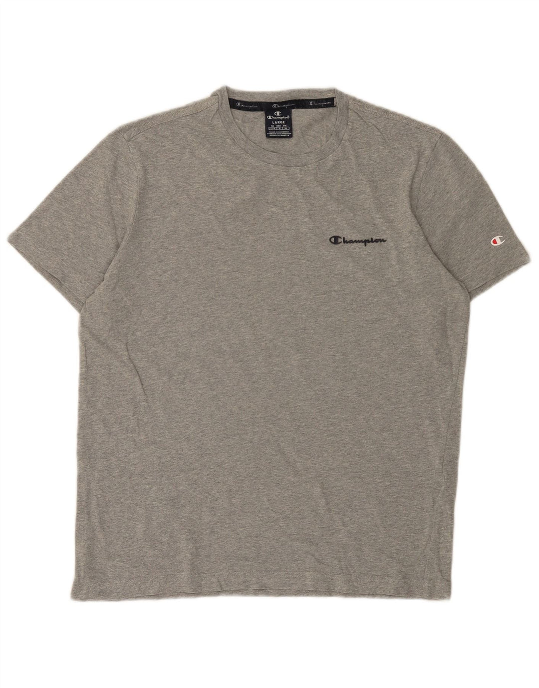 Ανδρικό T-Shirt Champion Top Large Grey Flecked