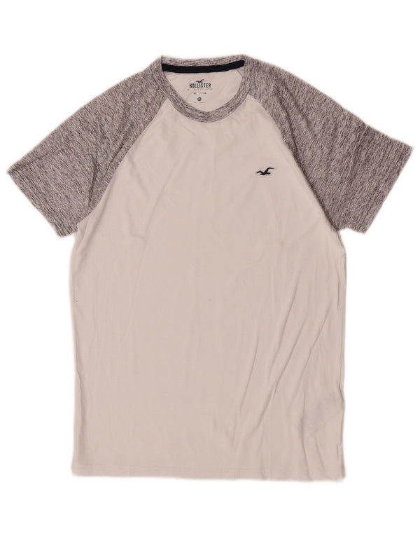 Ανδρικό T-Shirt Hollister Top XS White Colourblock Βαμβακερό