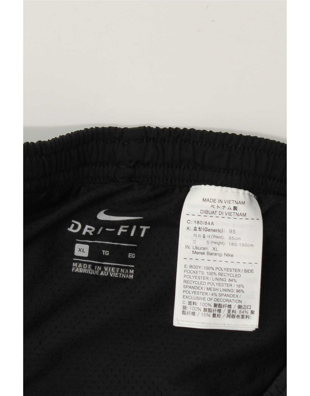 Ανδρικό αθλητικό σορτς Nike Dri Fit XL μαύρο πολυεστέρα