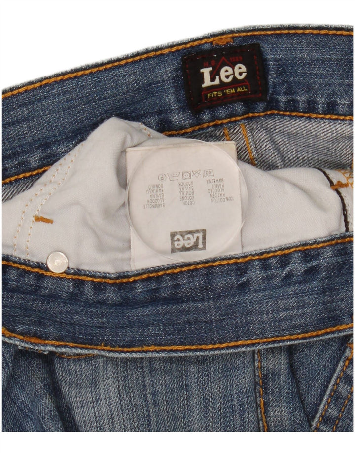 Lee Mens Knox Straight Jeans W38 L34 Μπλε βαμβακερό