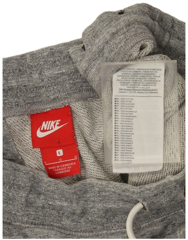 Ανδρικό αθλητικό σορτς Nike, μεγάλο γκρι βαμβακερό