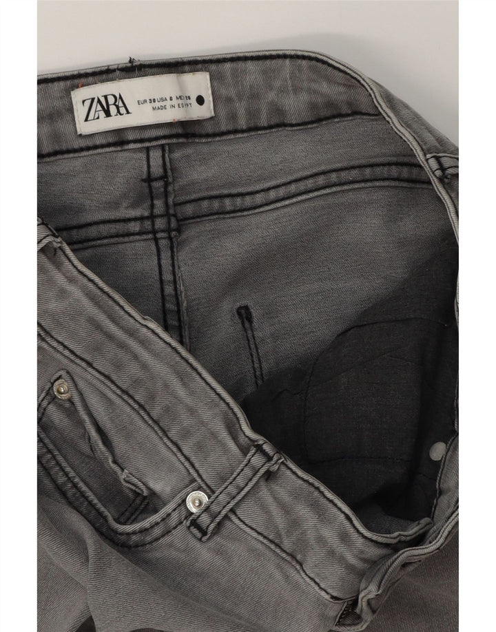 ZARA Γυναικείο Τζιν EU 38 Small W28 L32 Γκρι