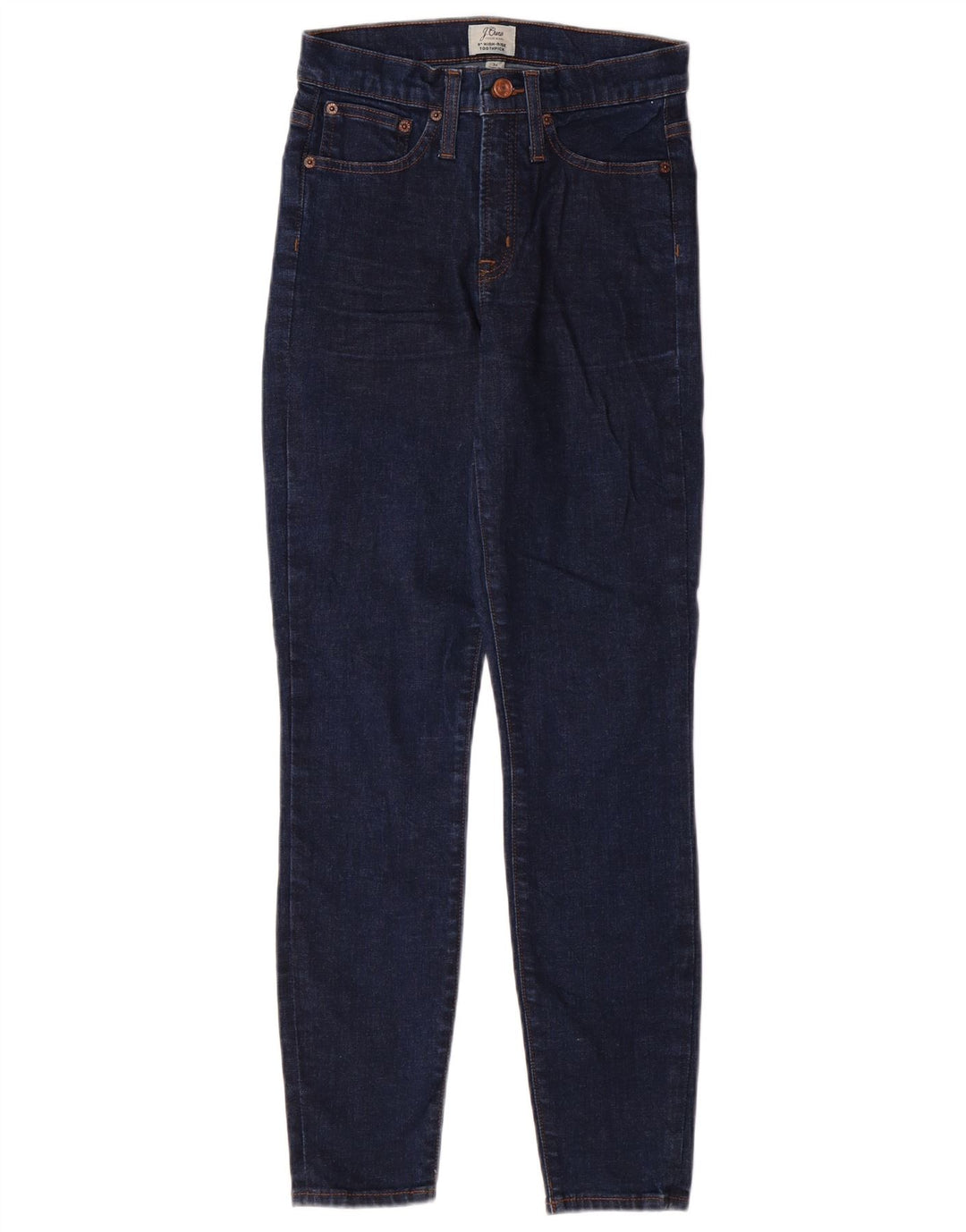 J. CREW Γυναικεία οδοντογλυφίδα Ψηλό ύψος Skinny Jeans W26 L29 Navy Blue Cotton